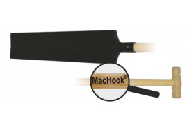 MacHook hosszú ásó, 52 cm, nyéllel, fekete